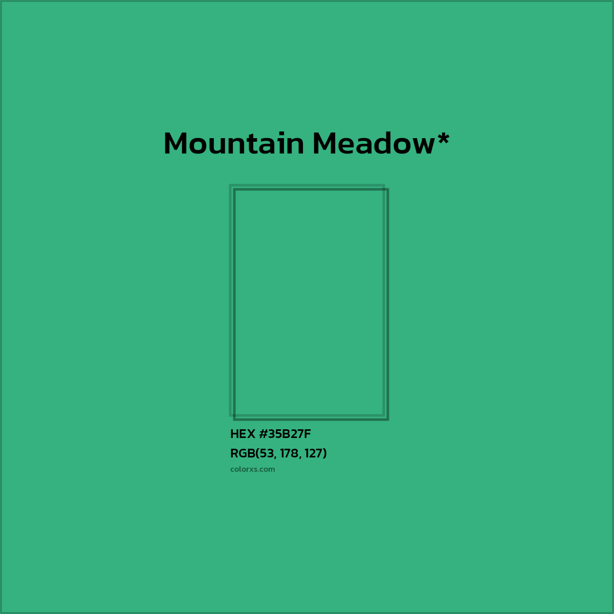 HEX #35B27F Color Name, Color Code, Palettes, Similar Paints, Images