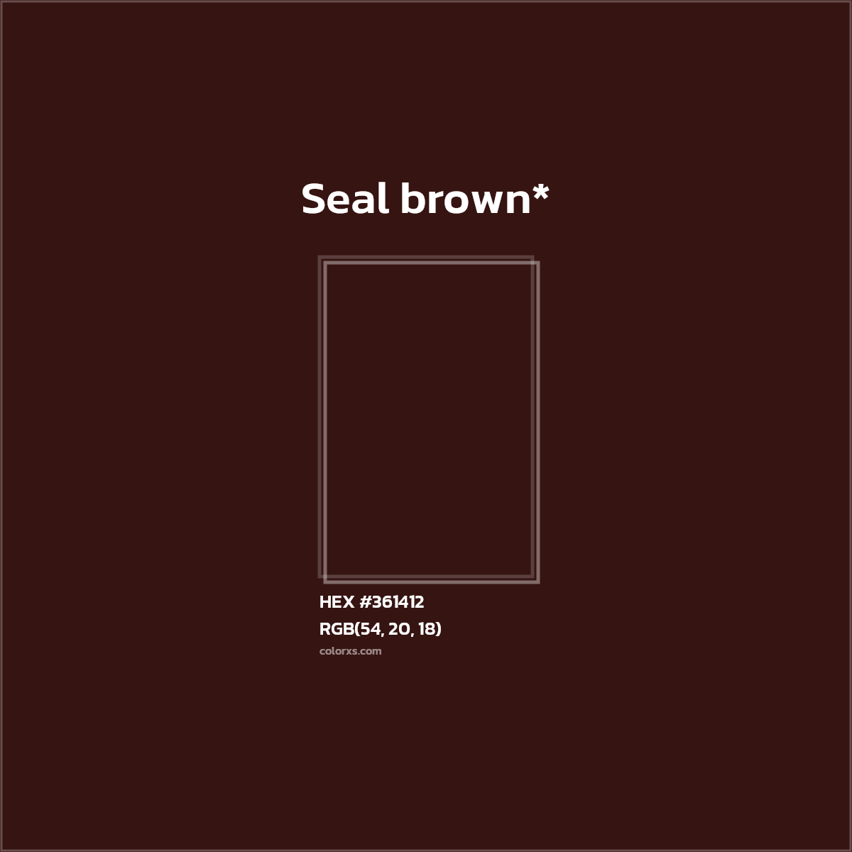 HEX #361412 Color Name, Color Code, Palettes, Similar Paints, Images