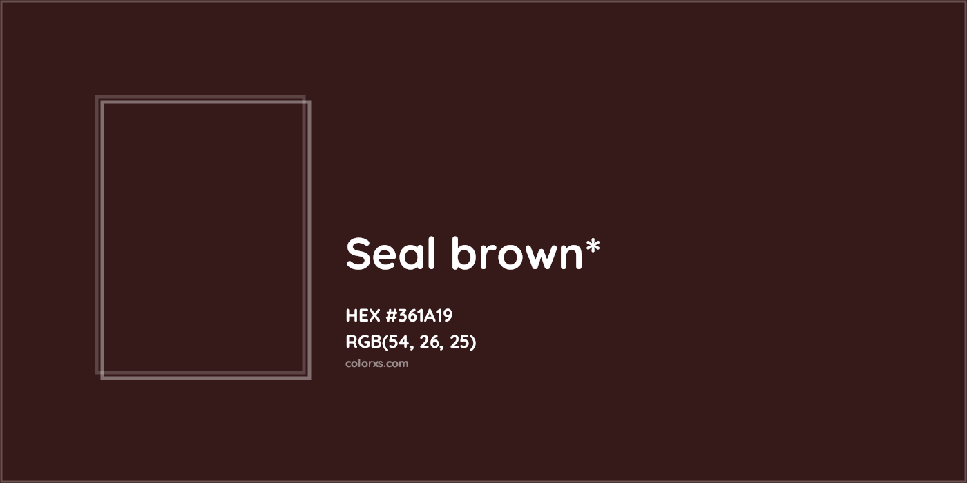 HEX #361A19 Color Name, Color Code, Palettes, Similar Paints, Images