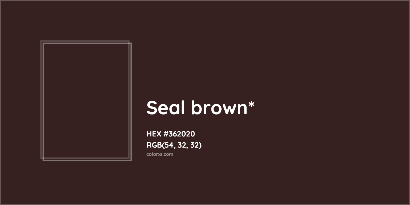 HEX #362020 Color Name, Color Code, Palettes, Similar Paints, Images