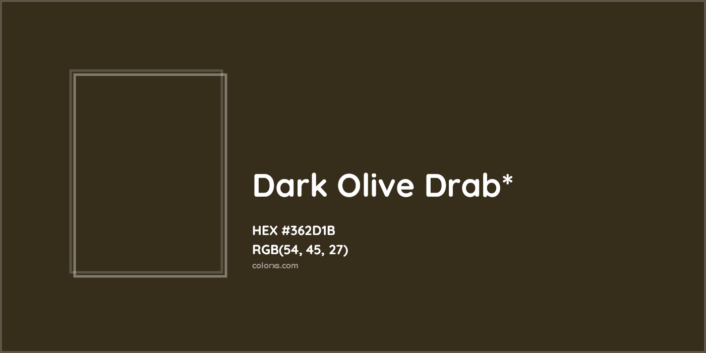 HEX #362D1B Color Name, Color Code, Palettes, Similar Paints, Images
