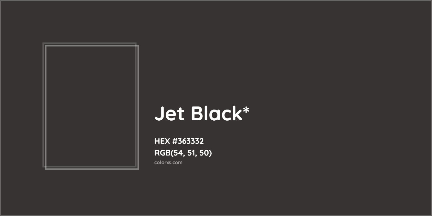 HEX #363332 Color Name, Color Code, Palettes, Similar Paints, Images