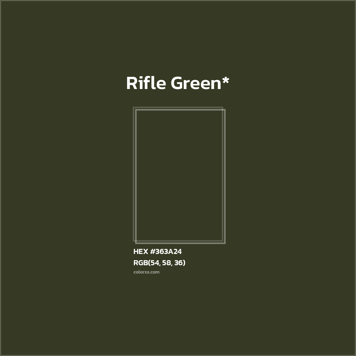 HEX #363A24 Color Name, Color Code, Palettes, Similar Paints, Images