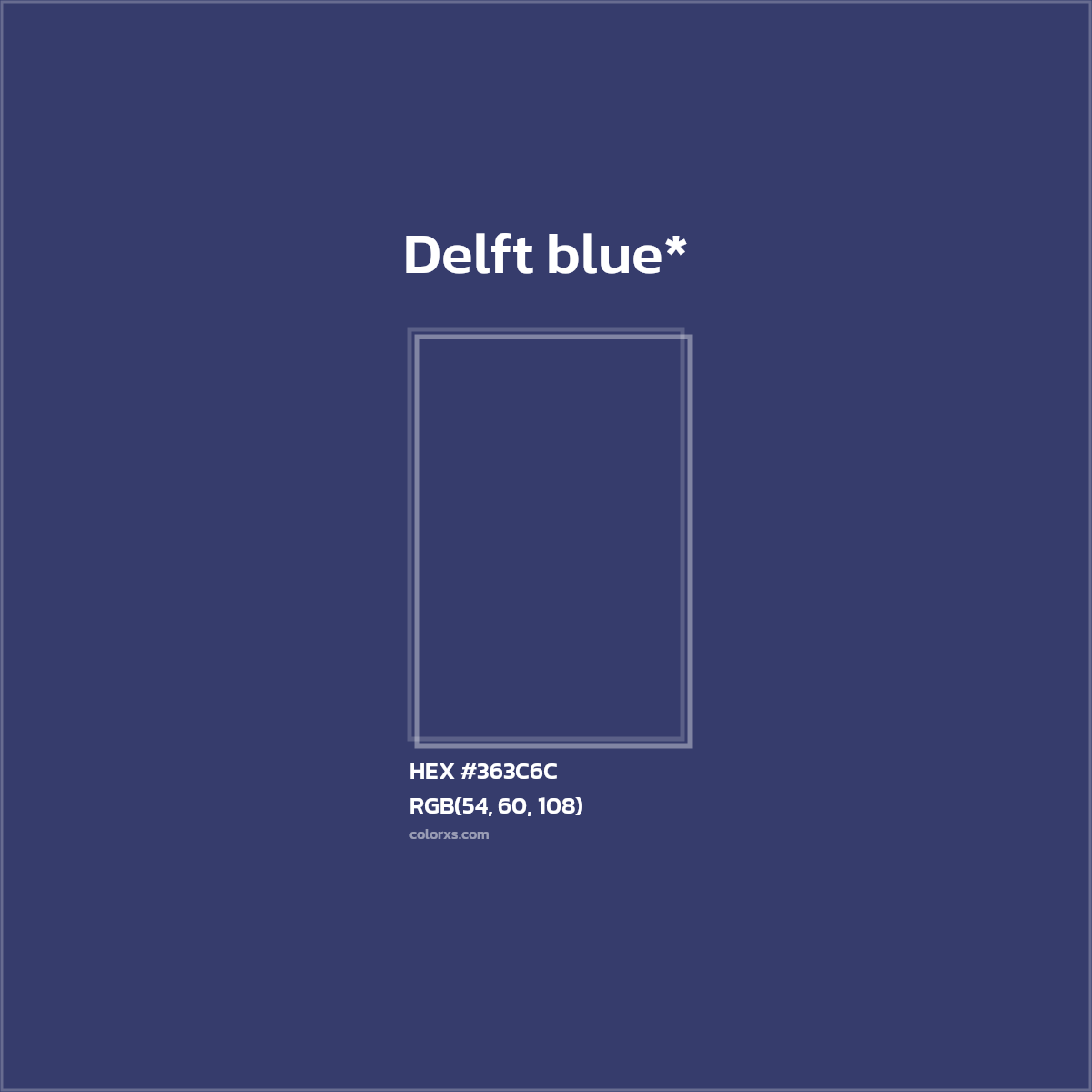 HEX #363C6C Color Name, Color Code, Palettes, Similar Paints, Images