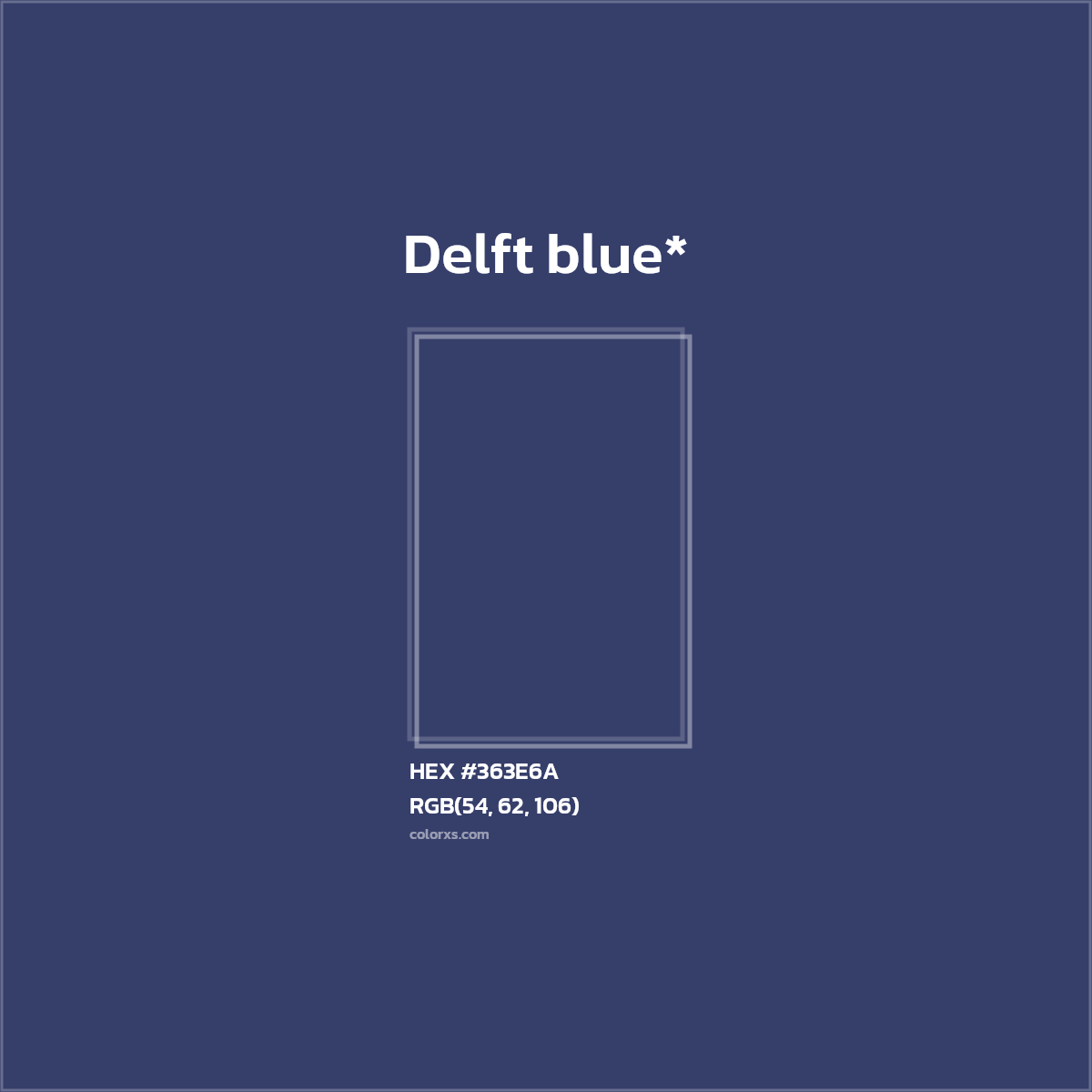 HEX #363E6A Color Name, Color Code, Palettes, Similar Paints, Images