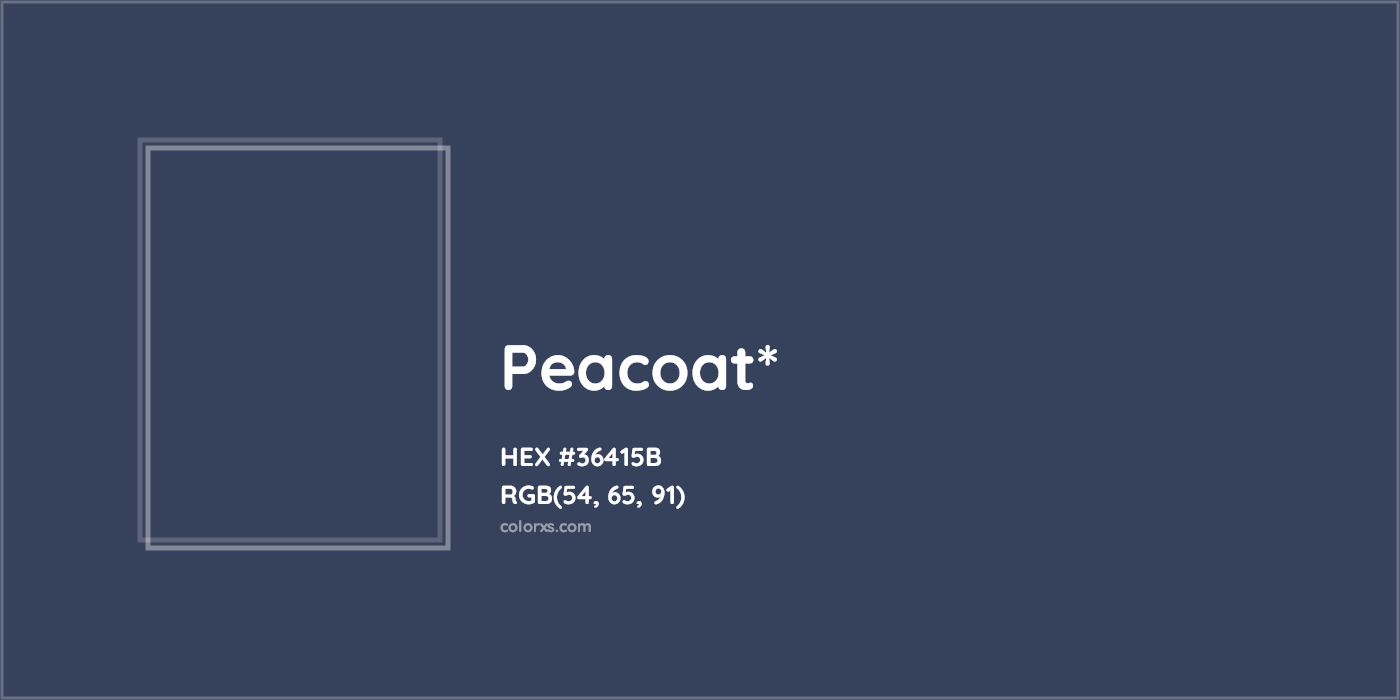 HEX #36415B Color Name, Color Code, Palettes, Similar Paints, Images