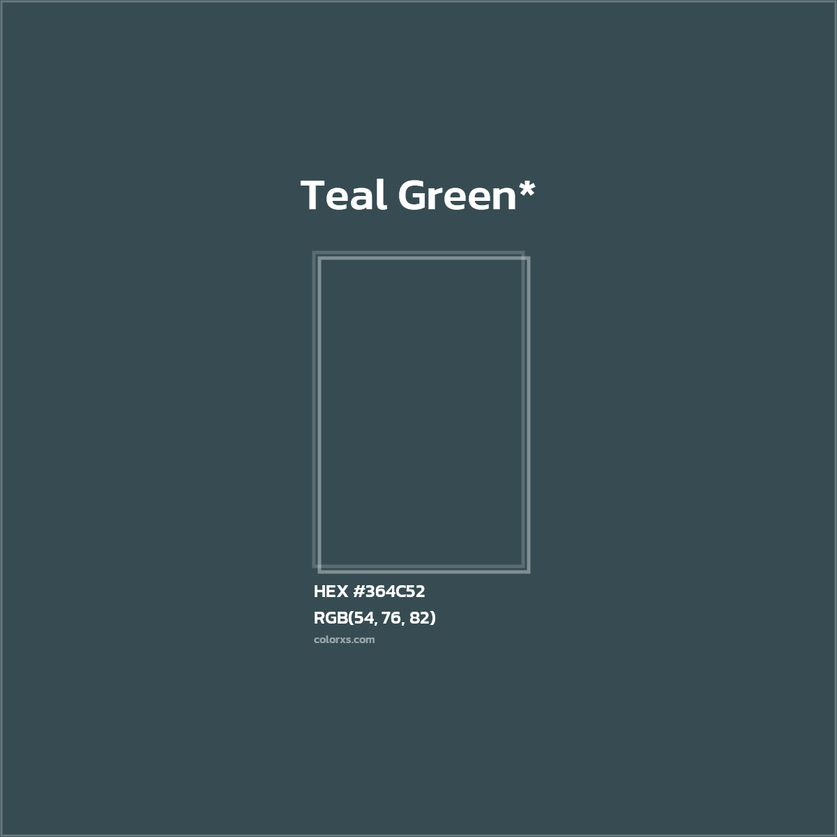 HEX #364C52 Color Name, Color Code, Palettes, Similar Paints, Images