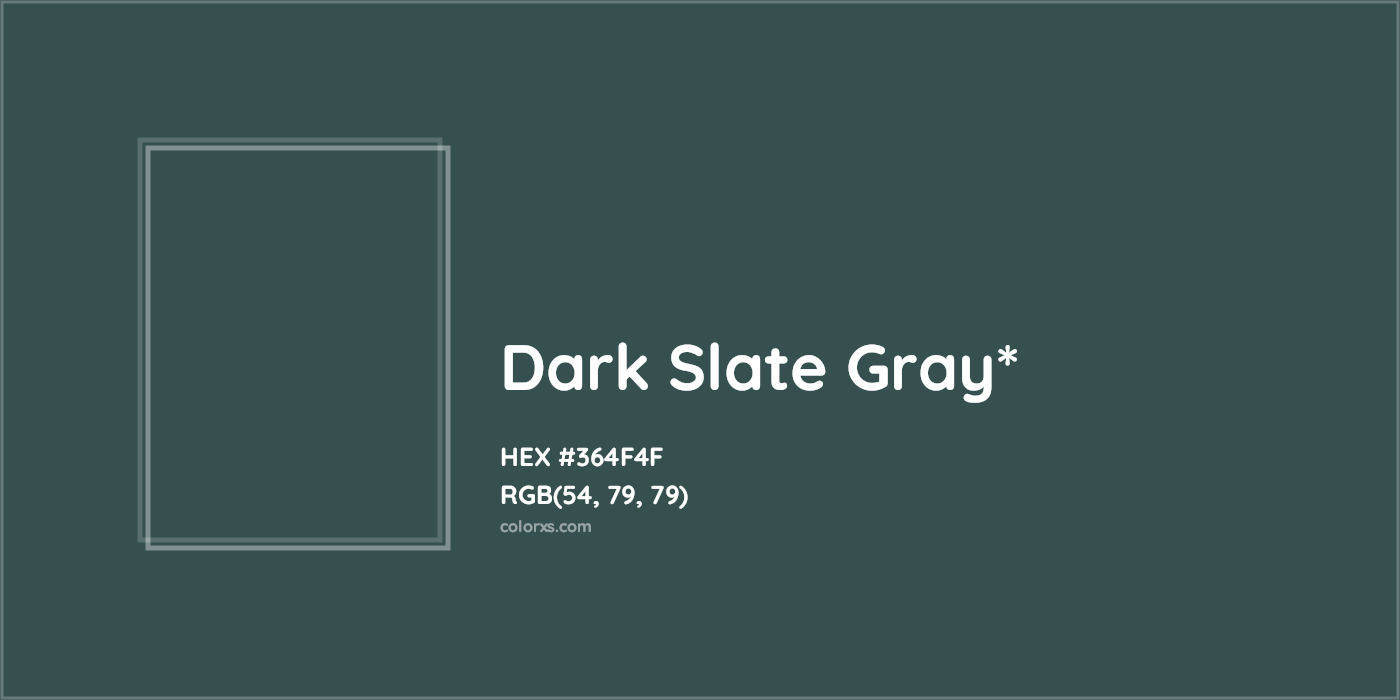 HEX #364F4F Color Name, Color Code, Palettes, Similar Paints, Images