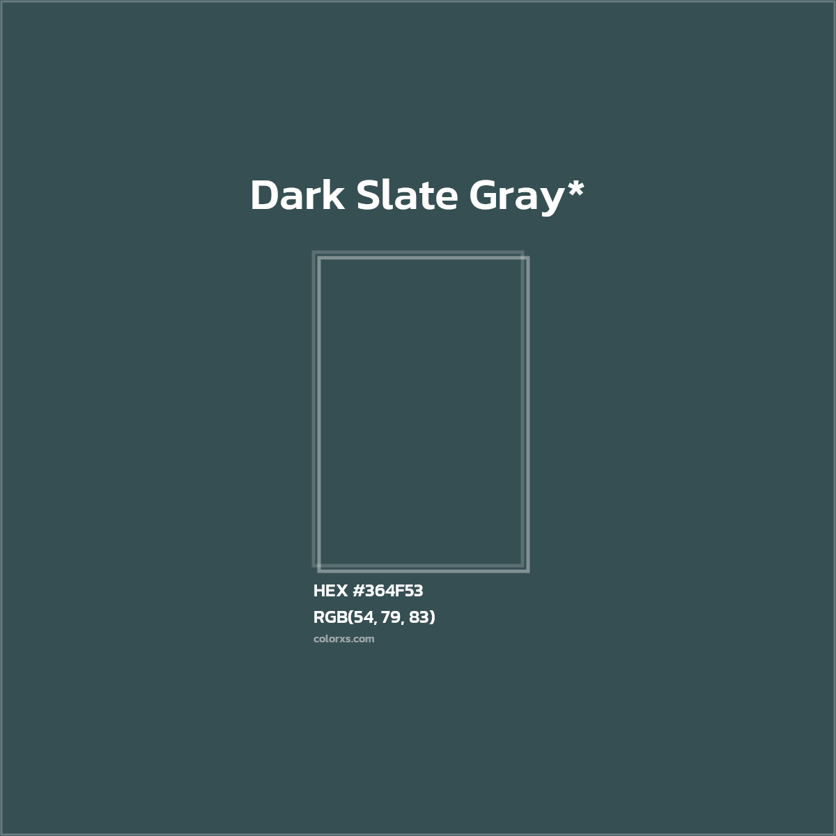 HEX #364F53 Color Name, Color Code, Palettes, Similar Paints, Images