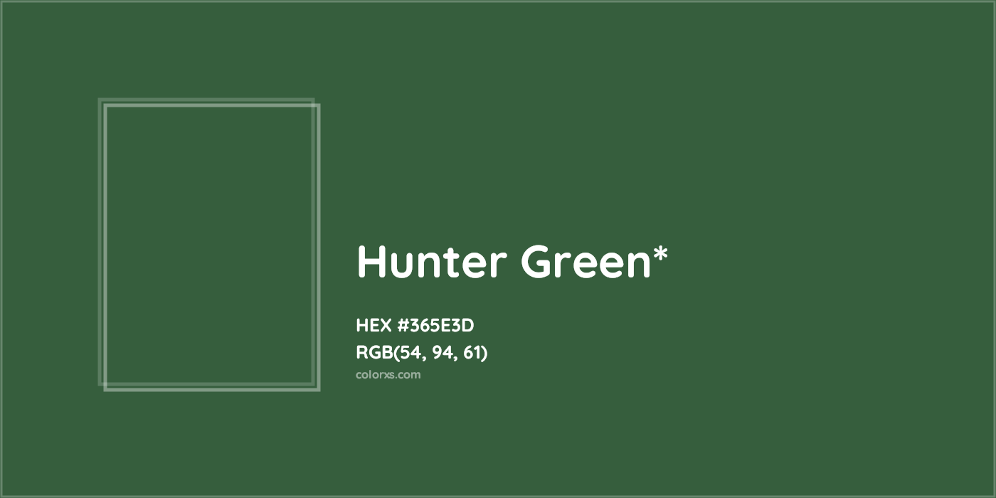 HEX #365E3D Color Name, Color Code, Palettes, Similar Paints, Images