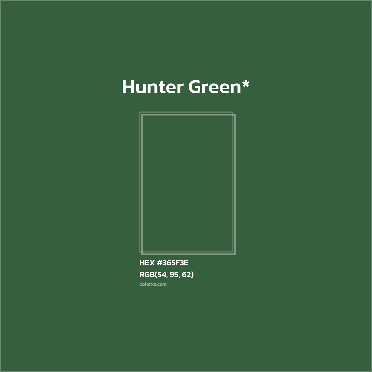 HEX #365F3E Color Name, Color Code, Palettes, Similar Paints, Images