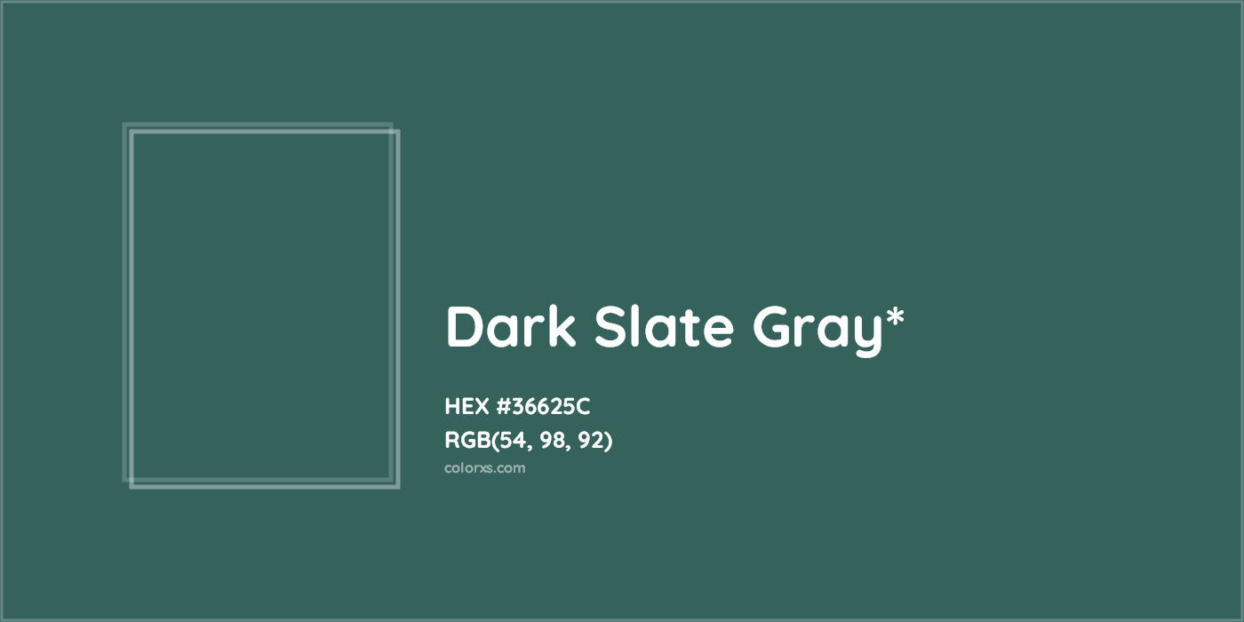 HEX #36625C Color Name, Color Code, Palettes, Similar Paints, Images