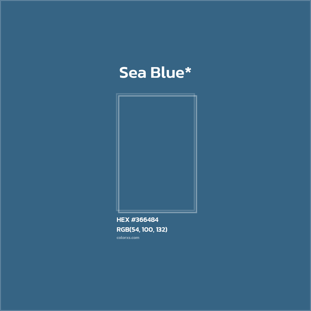 HEX #366484 Color Name, Color Code, Palettes, Similar Paints, Images