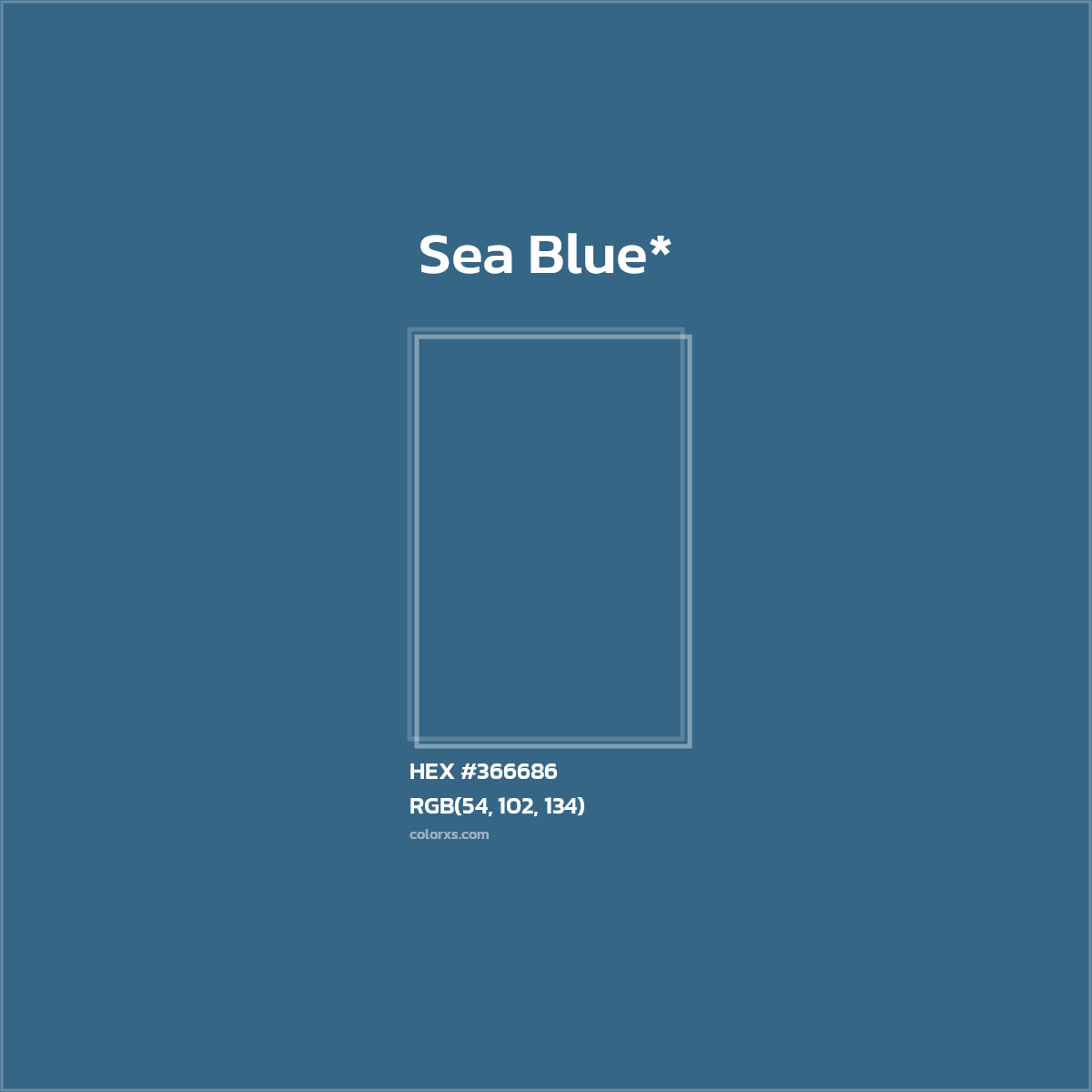 HEX #366686 Color Name, Color Code, Palettes, Similar Paints, Images