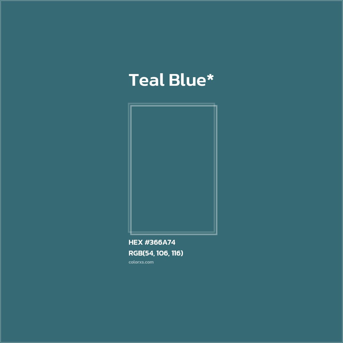 HEX #366A74 Color Name, Color Code, Palettes, Similar Paints, Images