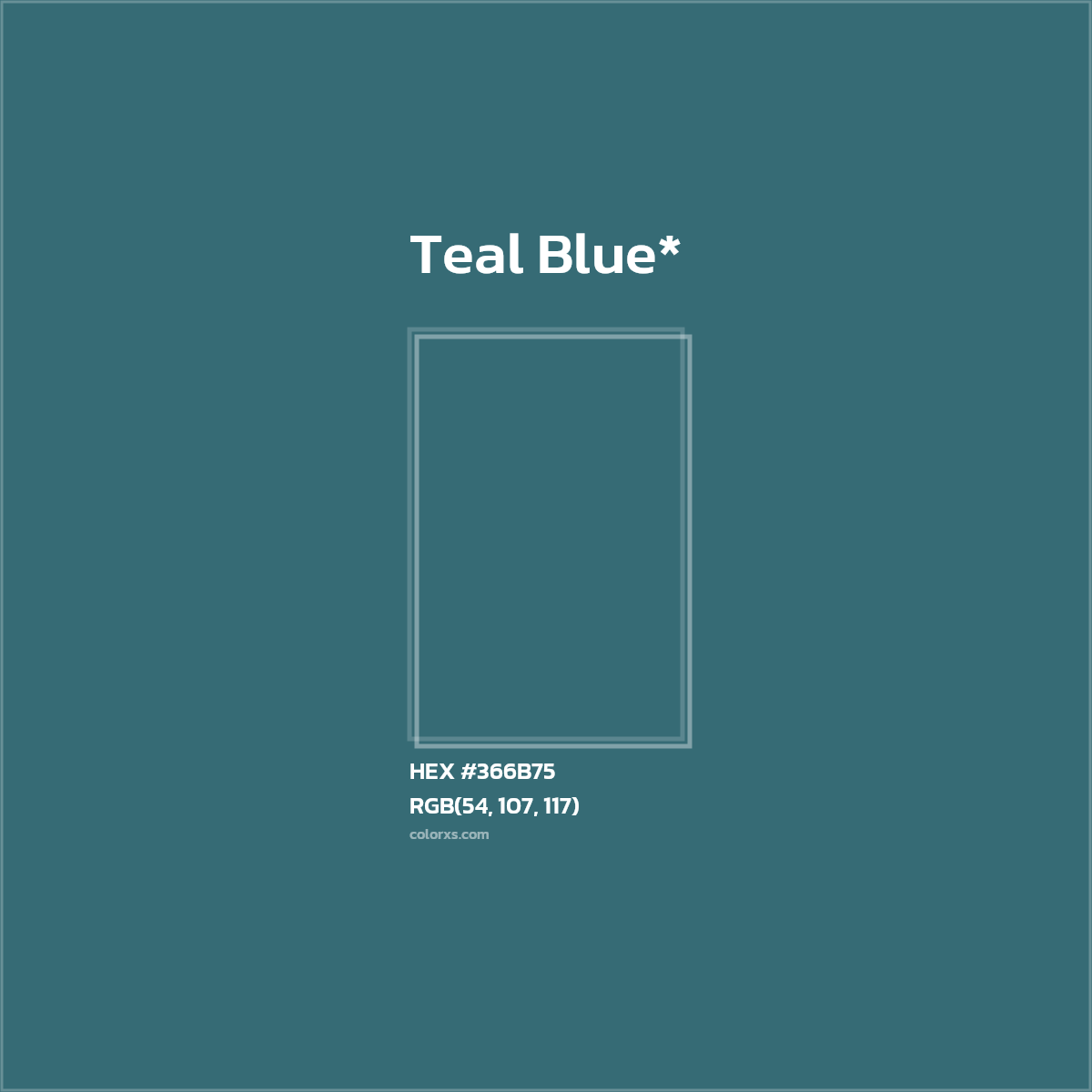 HEX #366B75 Color Name, Color Code, Palettes, Similar Paints, Images