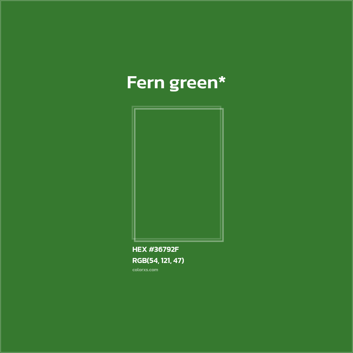 HEX #36792F Color Name, Color Code, Palettes, Similar Paints, Images