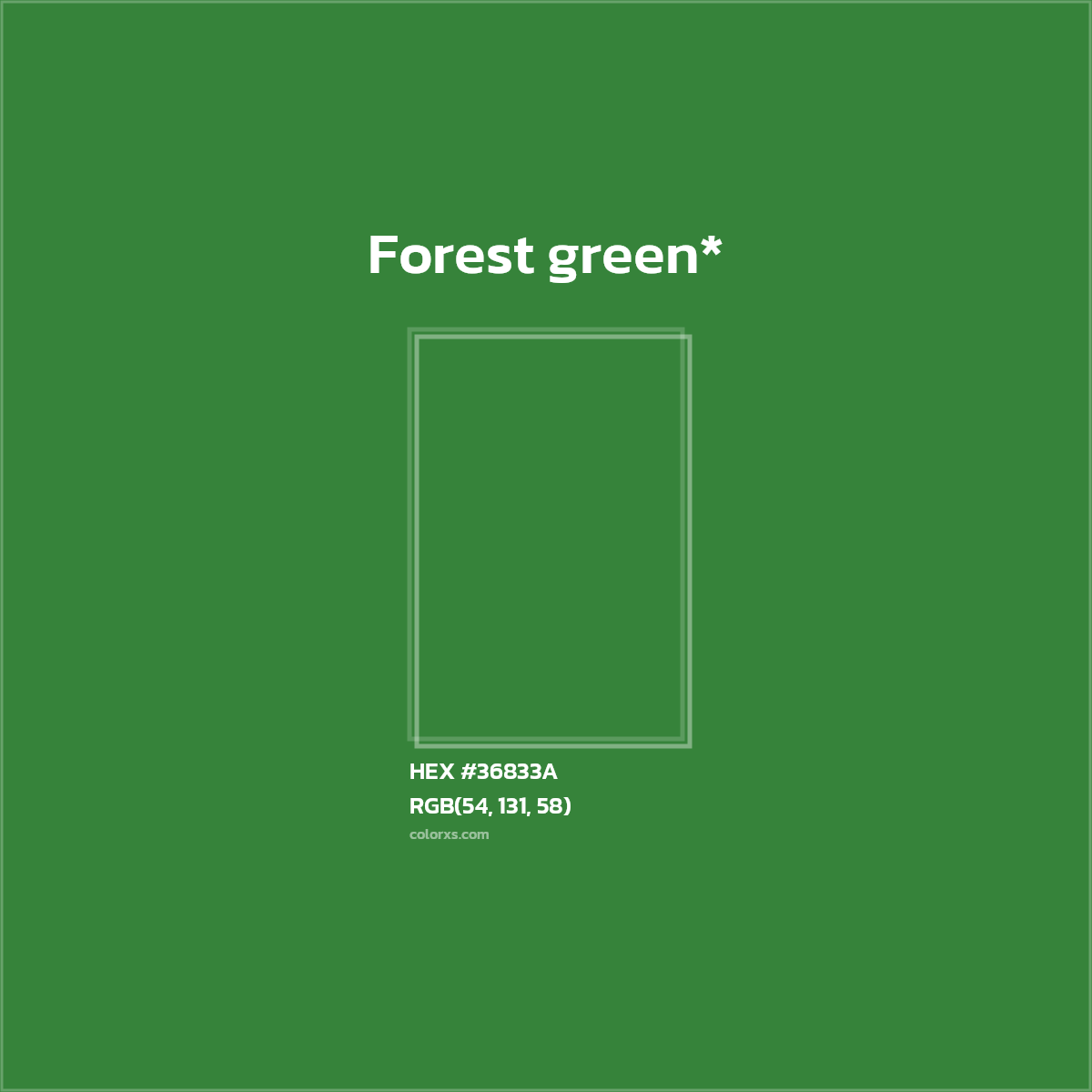 HEX #36833A Color Name, Color Code, Palettes, Similar Paints, Images