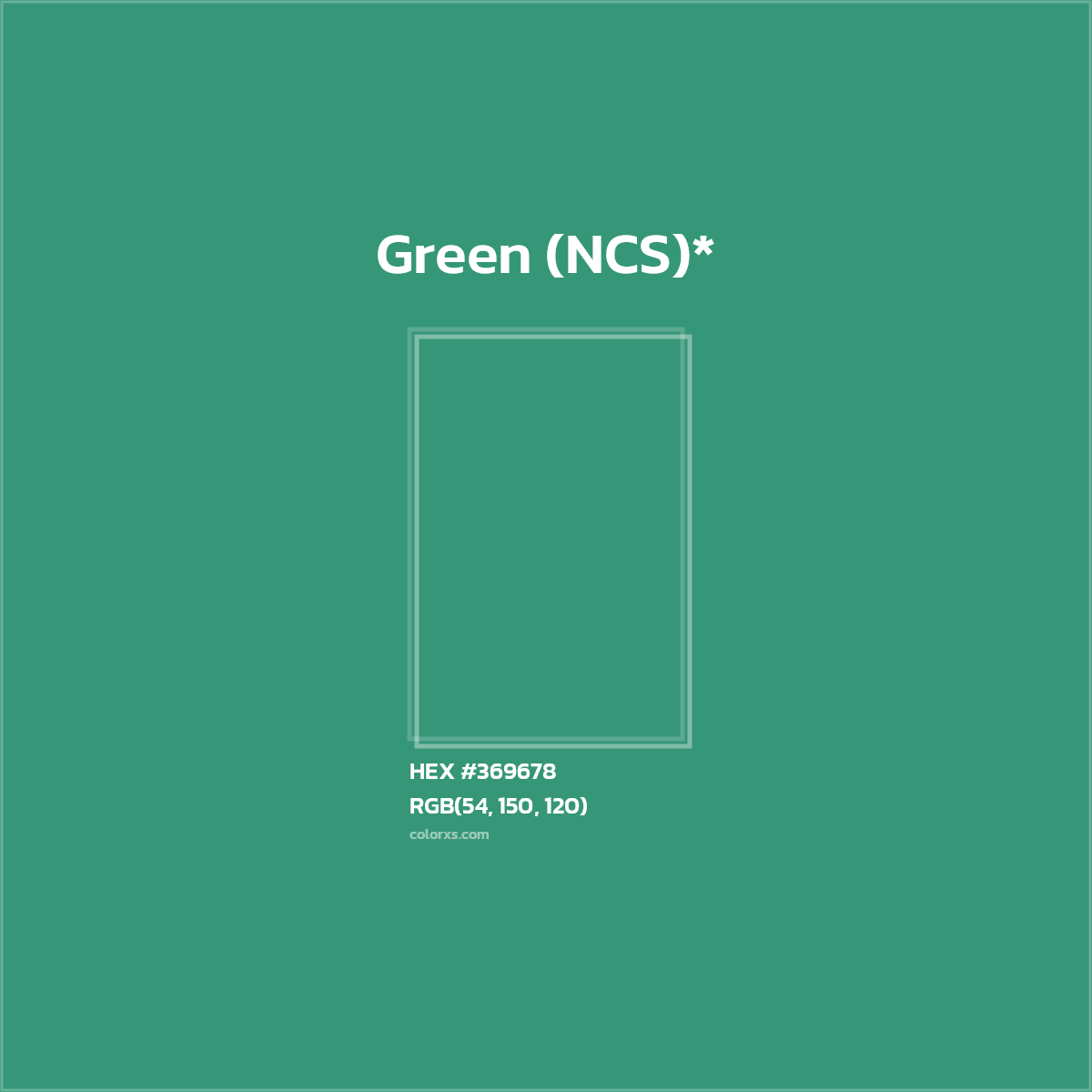 HEX #369678 Color Name, Color Code, Palettes, Similar Paints, Images