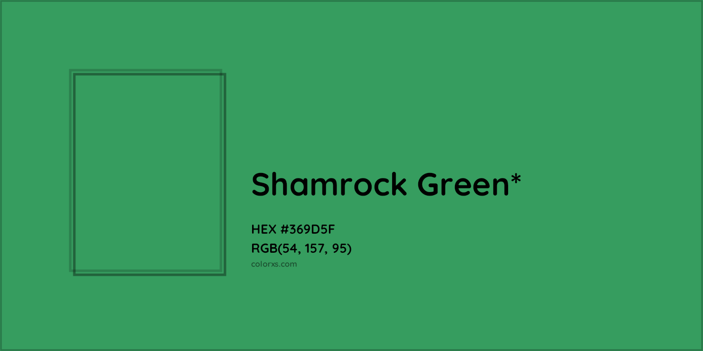 HEX #369D5F Color Name, Color Code, Palettes, Similar Paints, Images