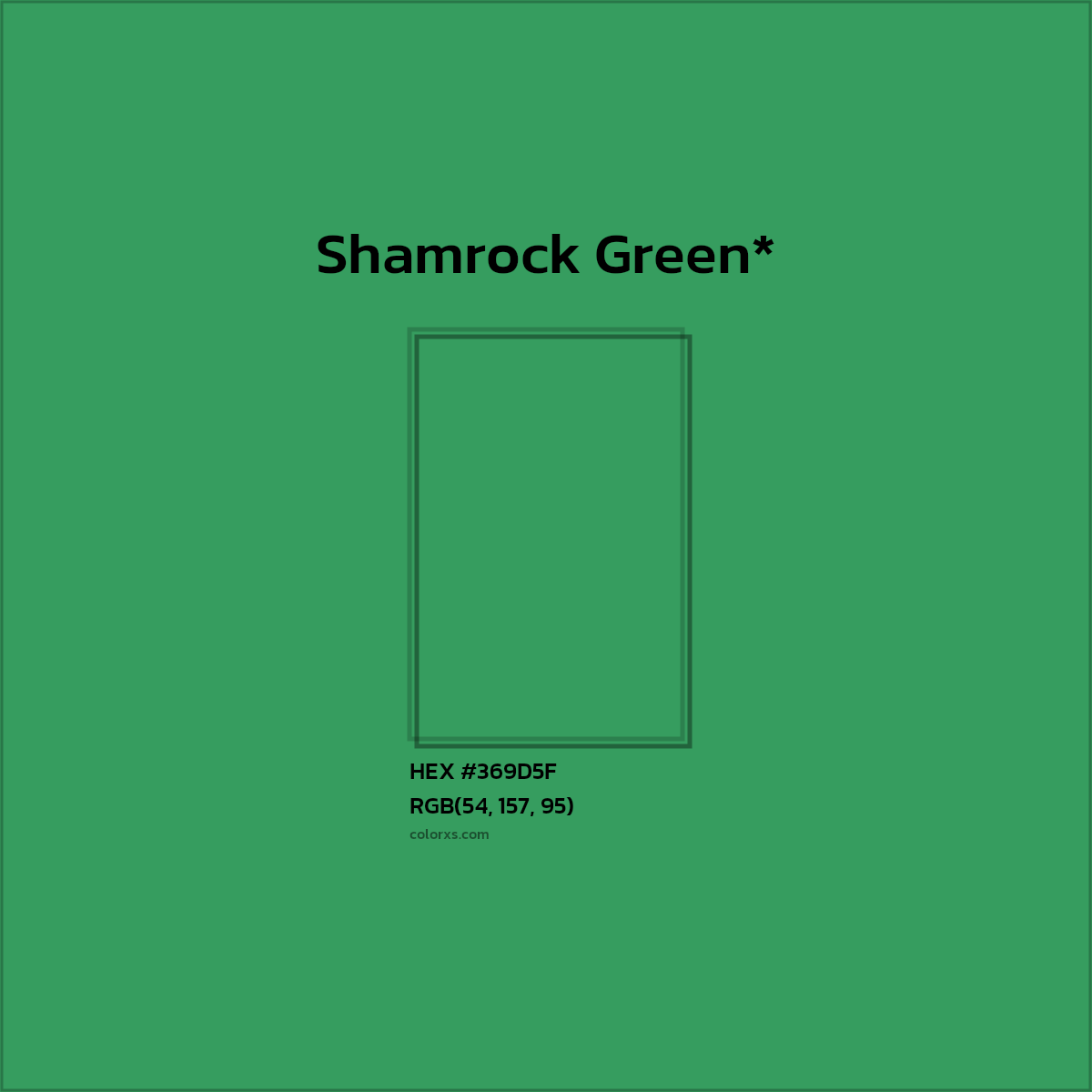 HEX #369D5F Color Name, Color Code, Palettes, Similar Paints, Images