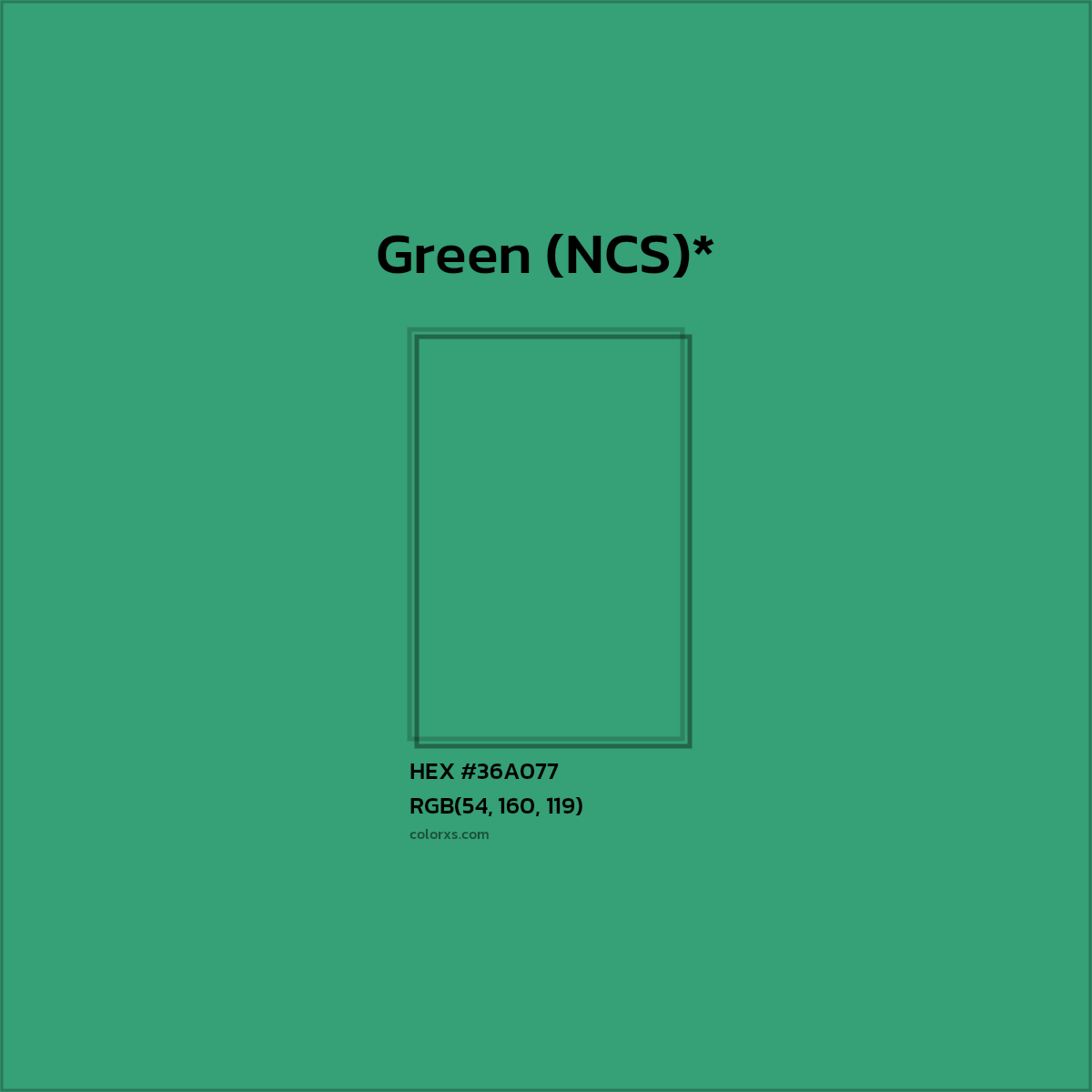 HEX #36A077 Color Name, Color Code, Palettes, Similar Paints, Images