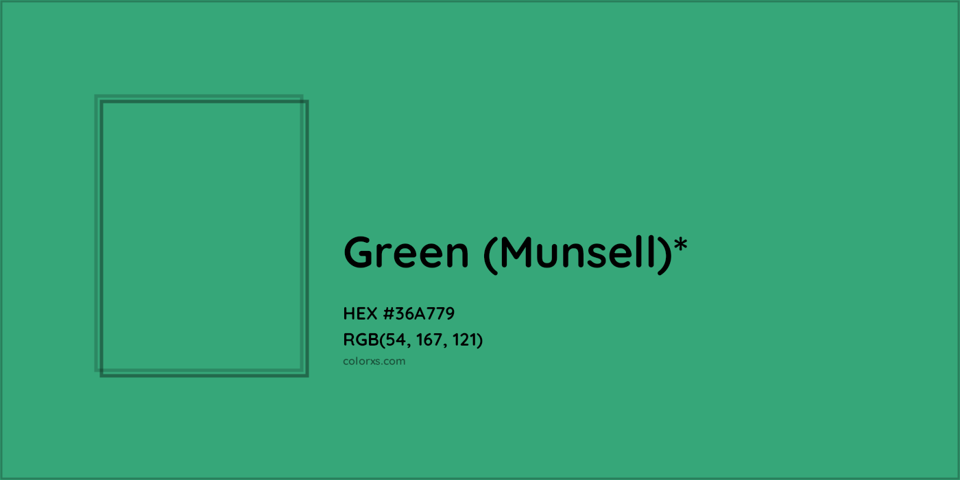 HEX #36A779 Color Name, Color Code, Palettes, Similar Paints, Images