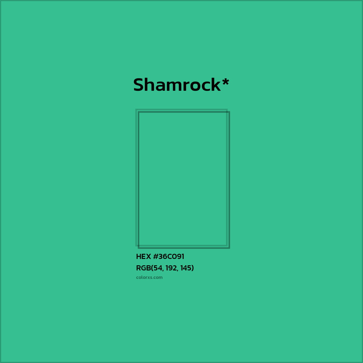 HEX #36C091 Color Name, Color Code, Palettes, Similar Paints, Images