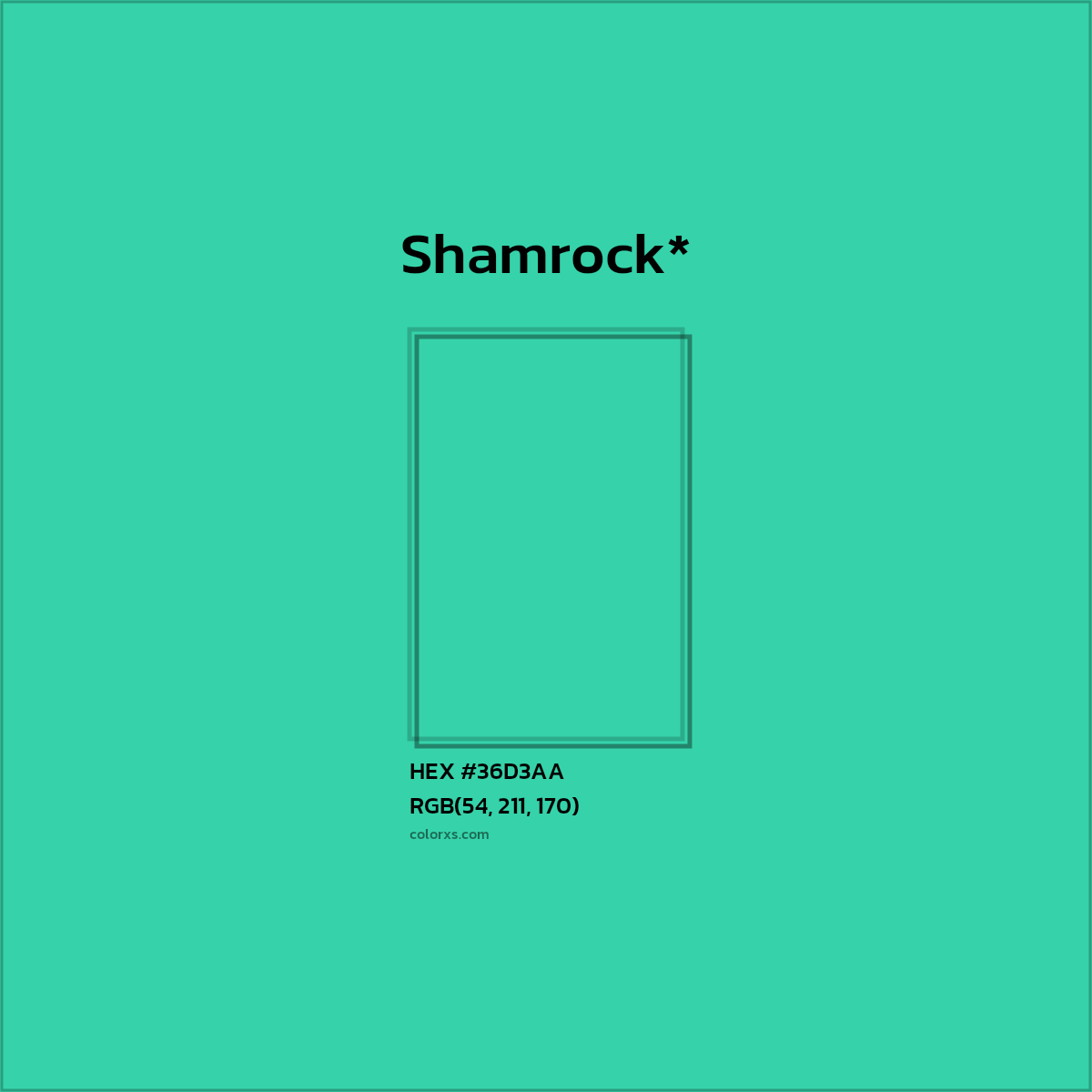 HEX #36D3AA Color Name, Color Code, Palettes, Similar Paints, Images