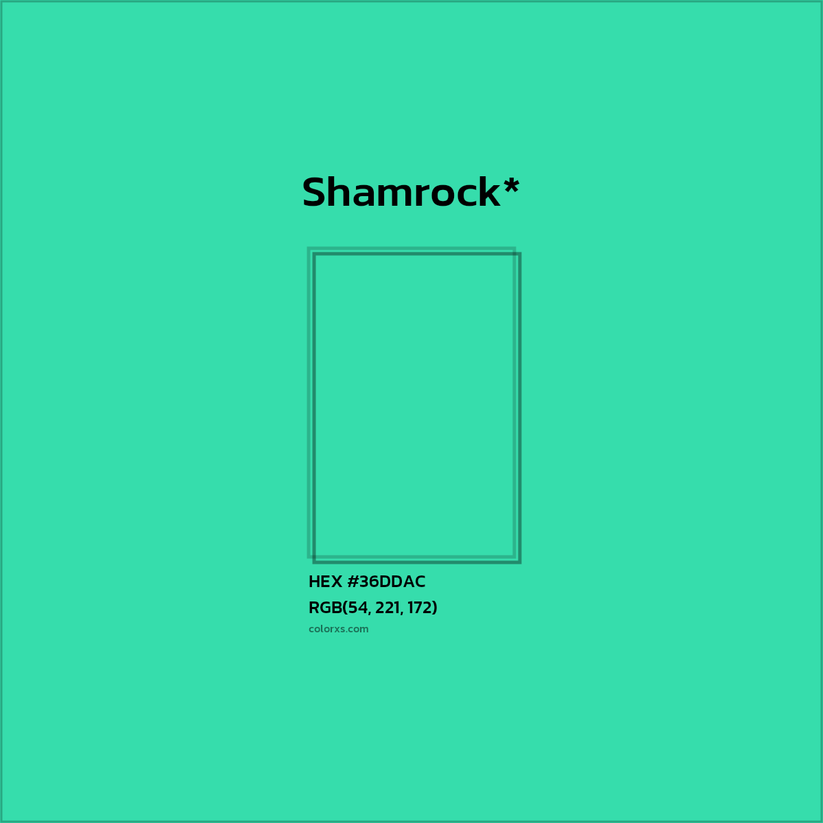 HEX #36DDAC Color Name, Color Code, Palettes, Similar Paints, Images