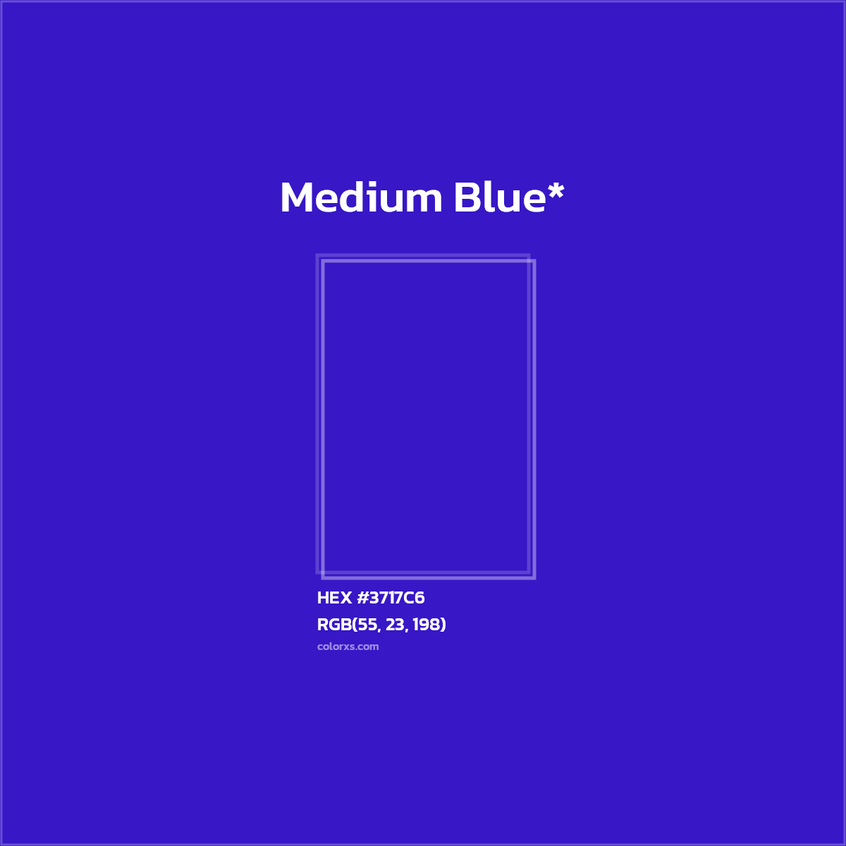 HEX #3717C6 Color Name, Color Code, Palettes, Similar Paints, Images