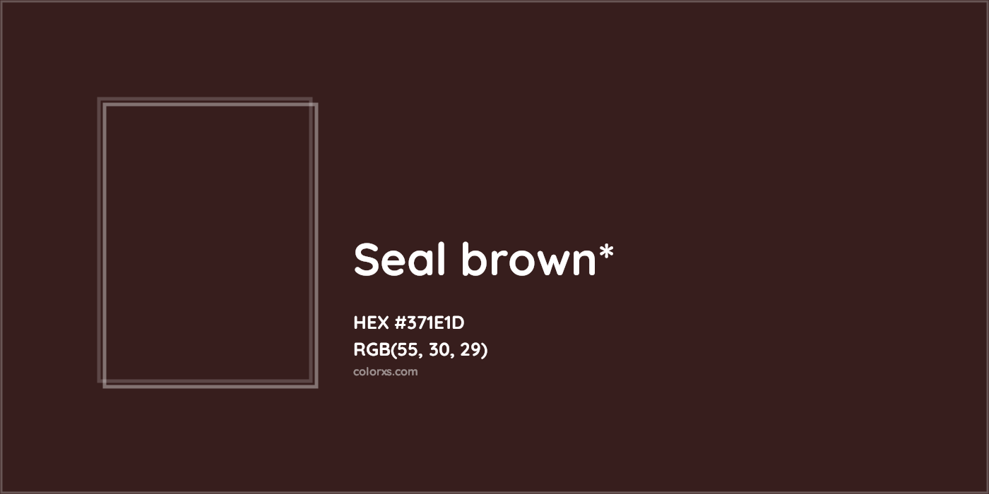 HEX #371E1D Color Name, Color Code, Palettes, Similar Paints, Images