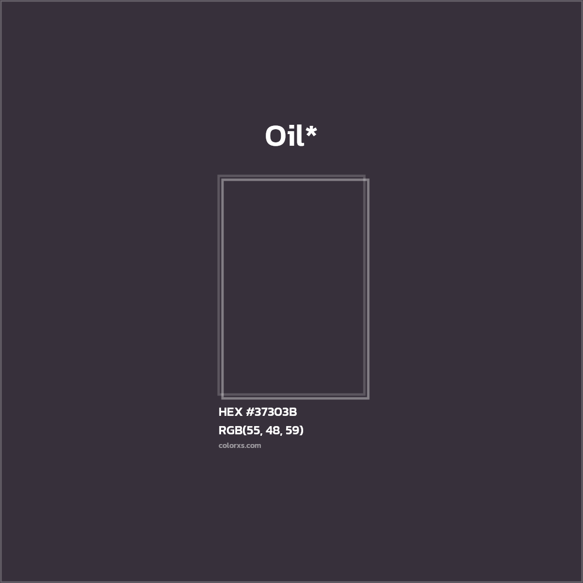 HEX #37303B Color Name, Color Code, Palettes, Similar Paints, Images