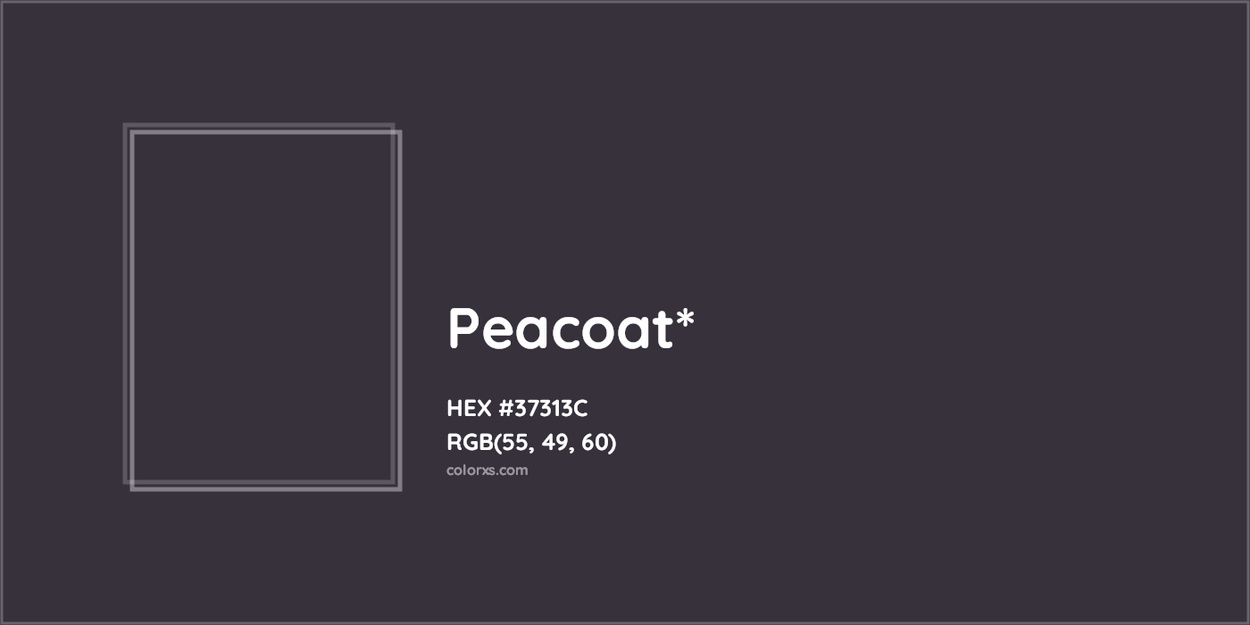 HEX #37313C Color Name, Color Code, Palettes, Similar Paints, Images