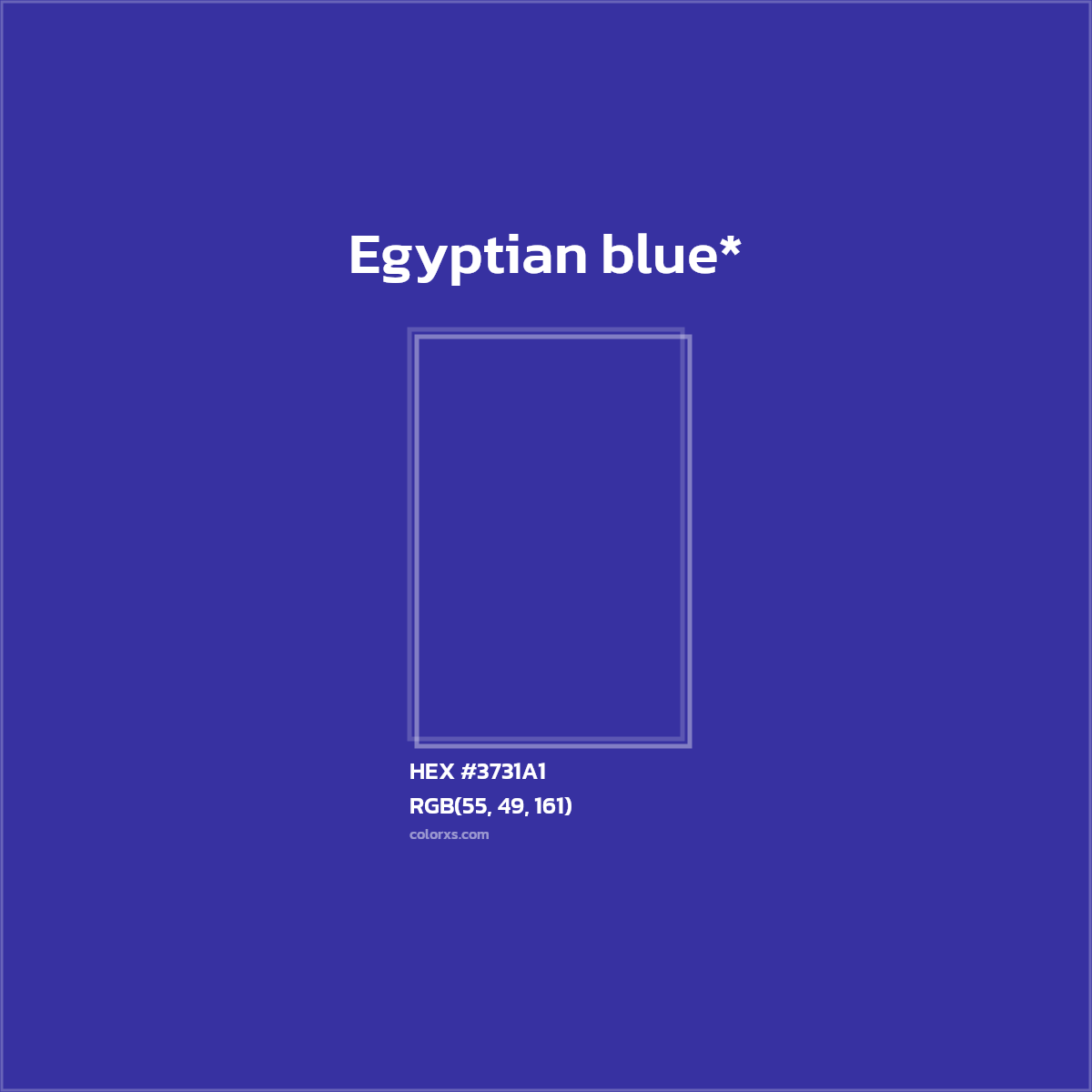 HEX #3731A1 Color Name, Color Code, Palettes, Similar Paints, Images