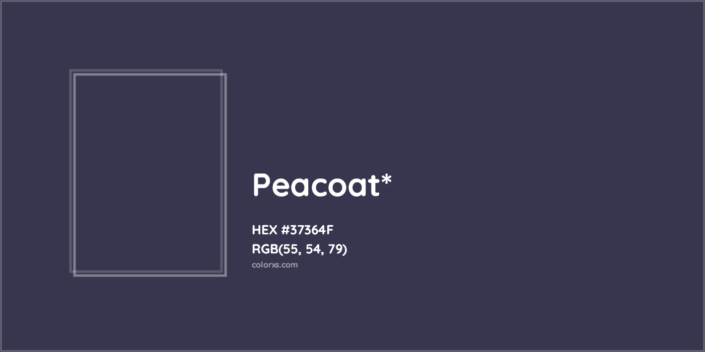 HEX #37364F Color Name, Color Code, Palettes, Similar Paints, Images
