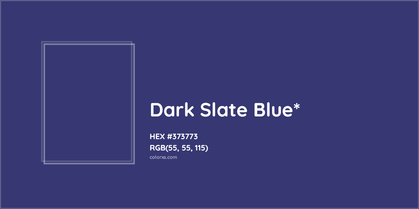 HEX #373773 Color Name, Color Code, Palettes, Similar Paints, Images