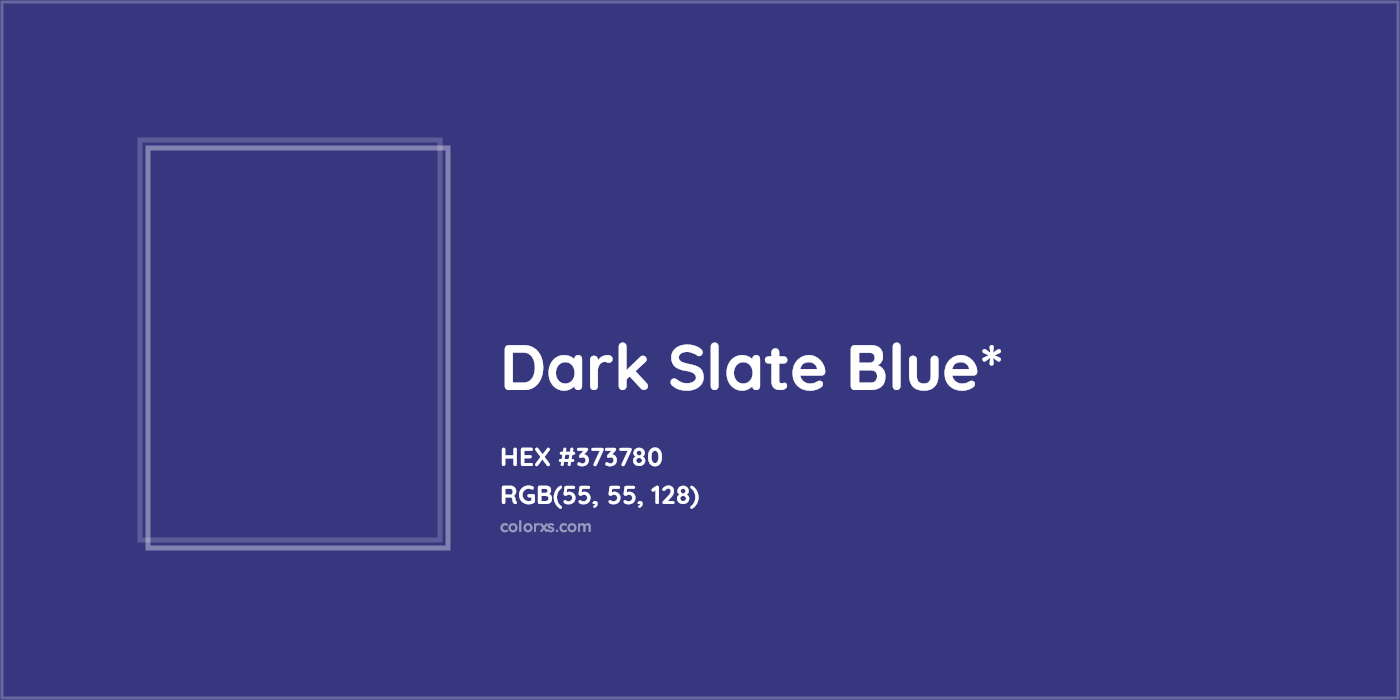HEX #373780 Color Name, Color Code, Palettes, Similar Paints, Images