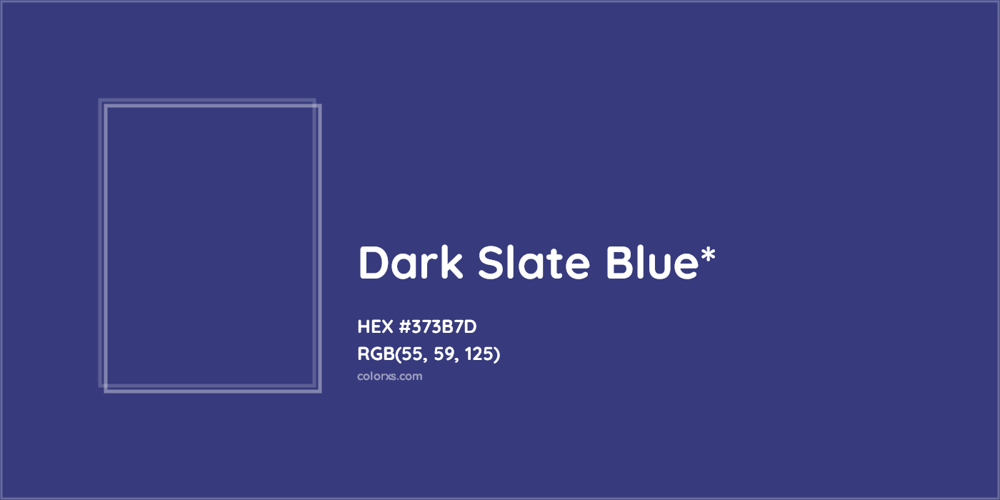 HEX #373B7D Color Name, Color Code, Palettes, Similar Paints, Images