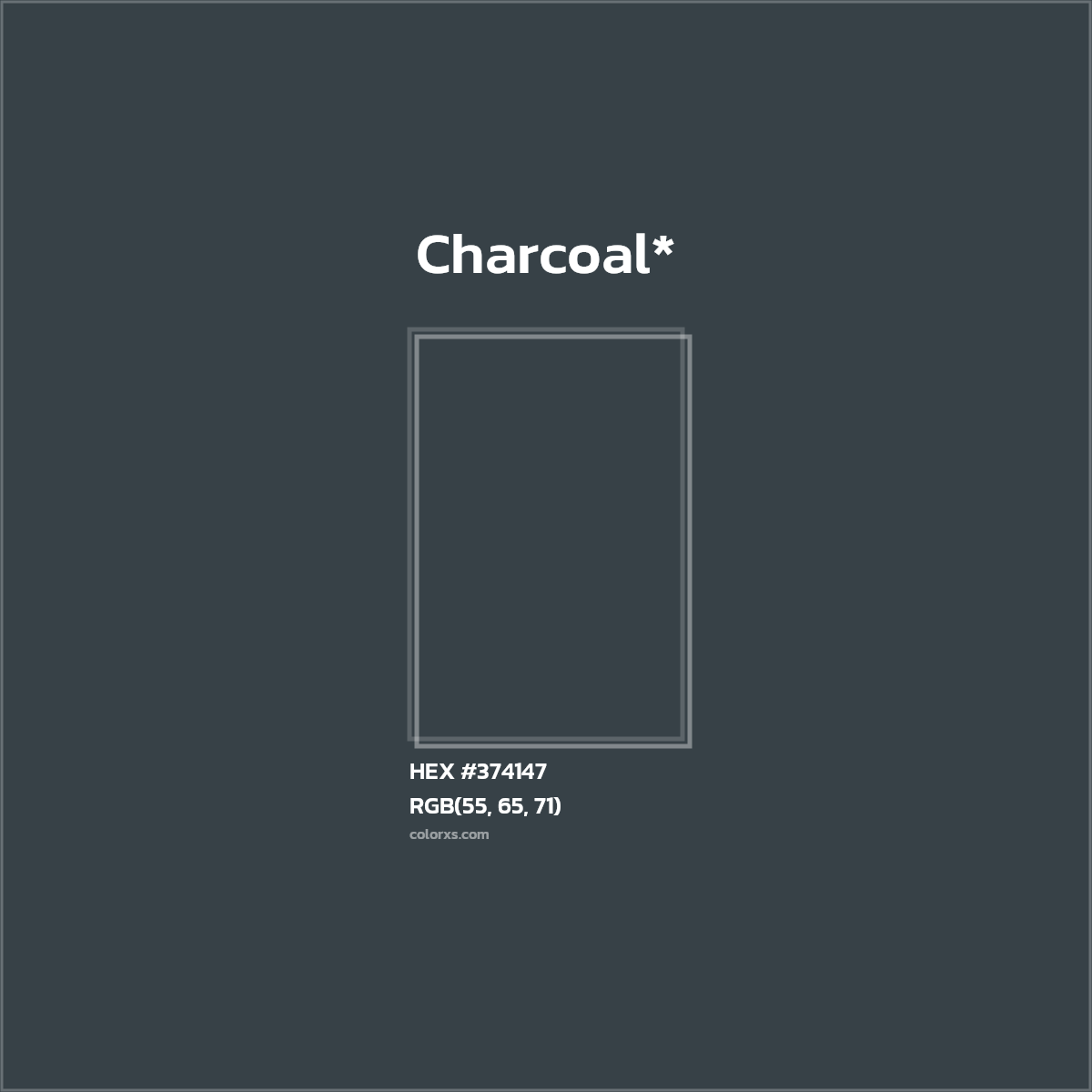 HEX #374147 Color Name, Color Code, Palettes, Similar Paints, Images