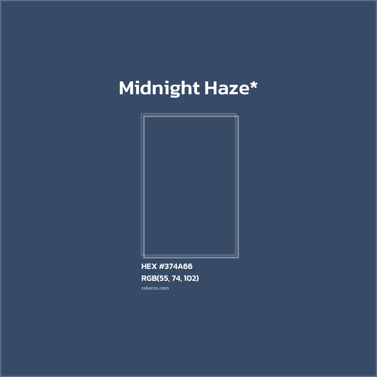 HEX #374A66 Color Name, Color Code, Palettes, Similar Paints, Images