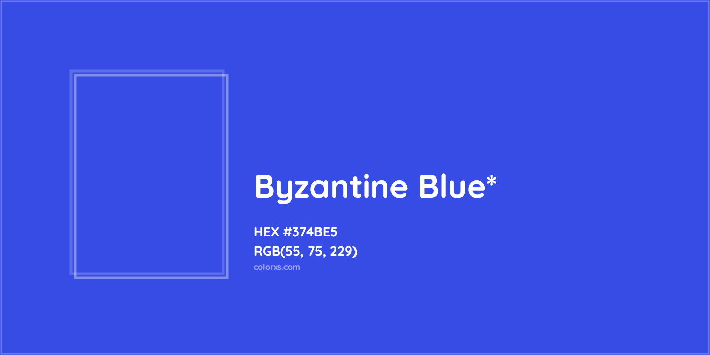 HEX #374BE5 Color Name, Color Code, Palettes, Similar Paints, Images