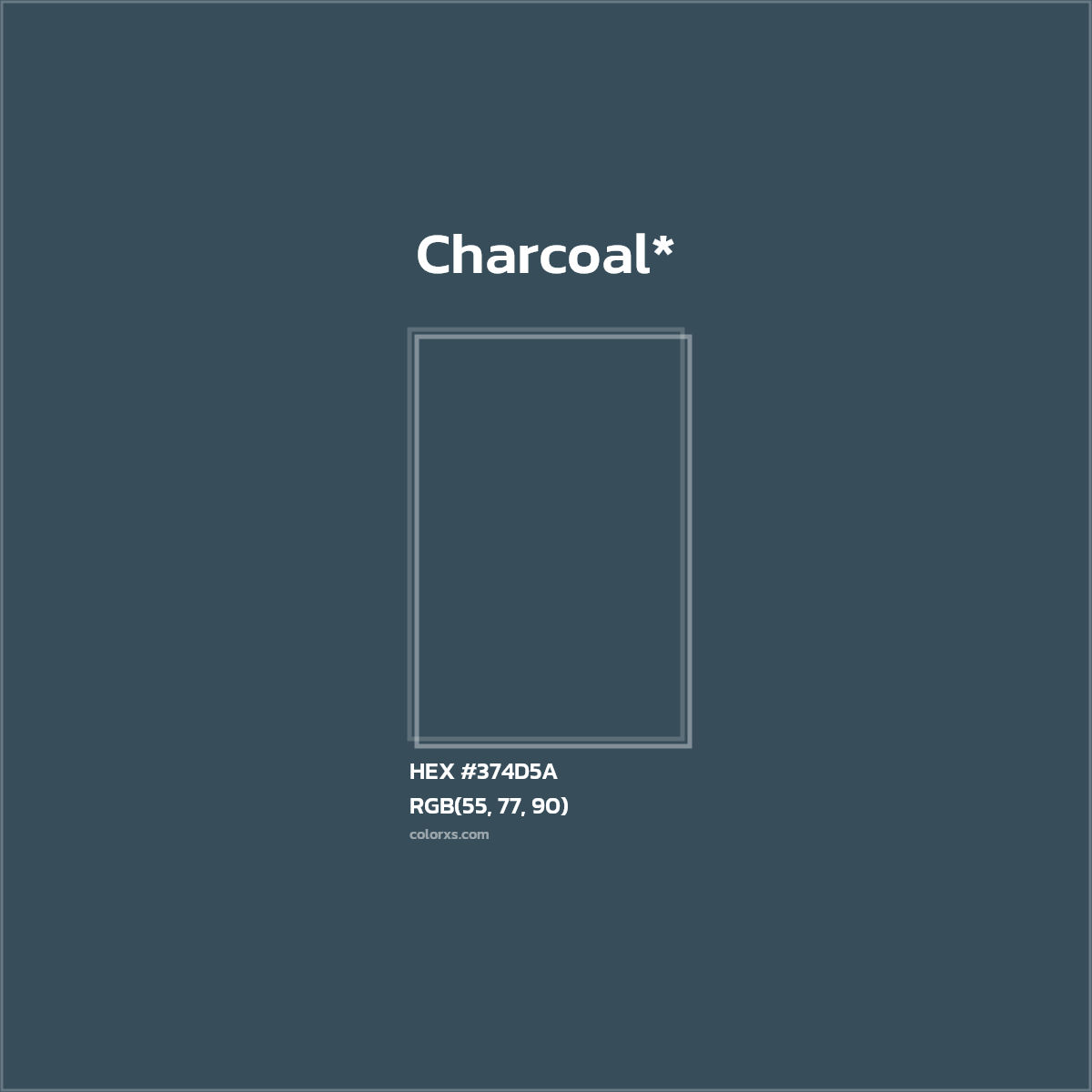 HEX #374D5A Color Name, Color Code, Palettes, Similar Paints, Images