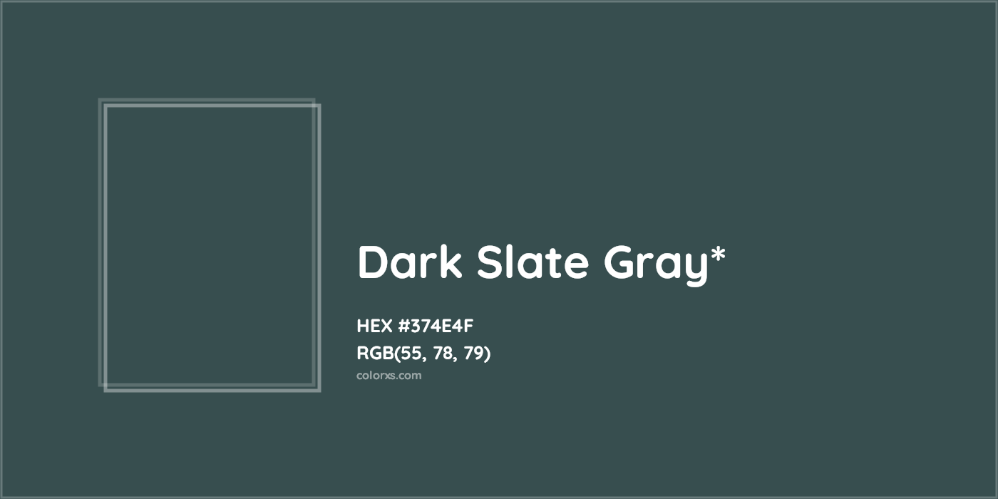 HEX #374E4F Color Name, Color Code, Palettes, Similar Paints, Images