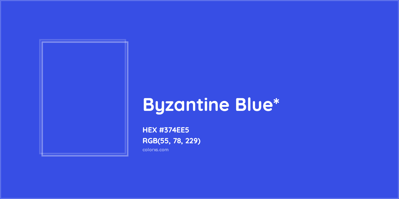 HEX #374EE5 Color Name, Color Code, Palettes, Similar Paints, Images