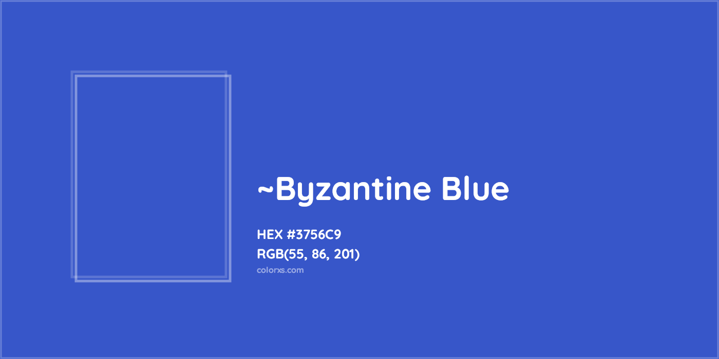 HEX #3756C9 Color Name, Color Code, Palettes, Similar Paints, Images