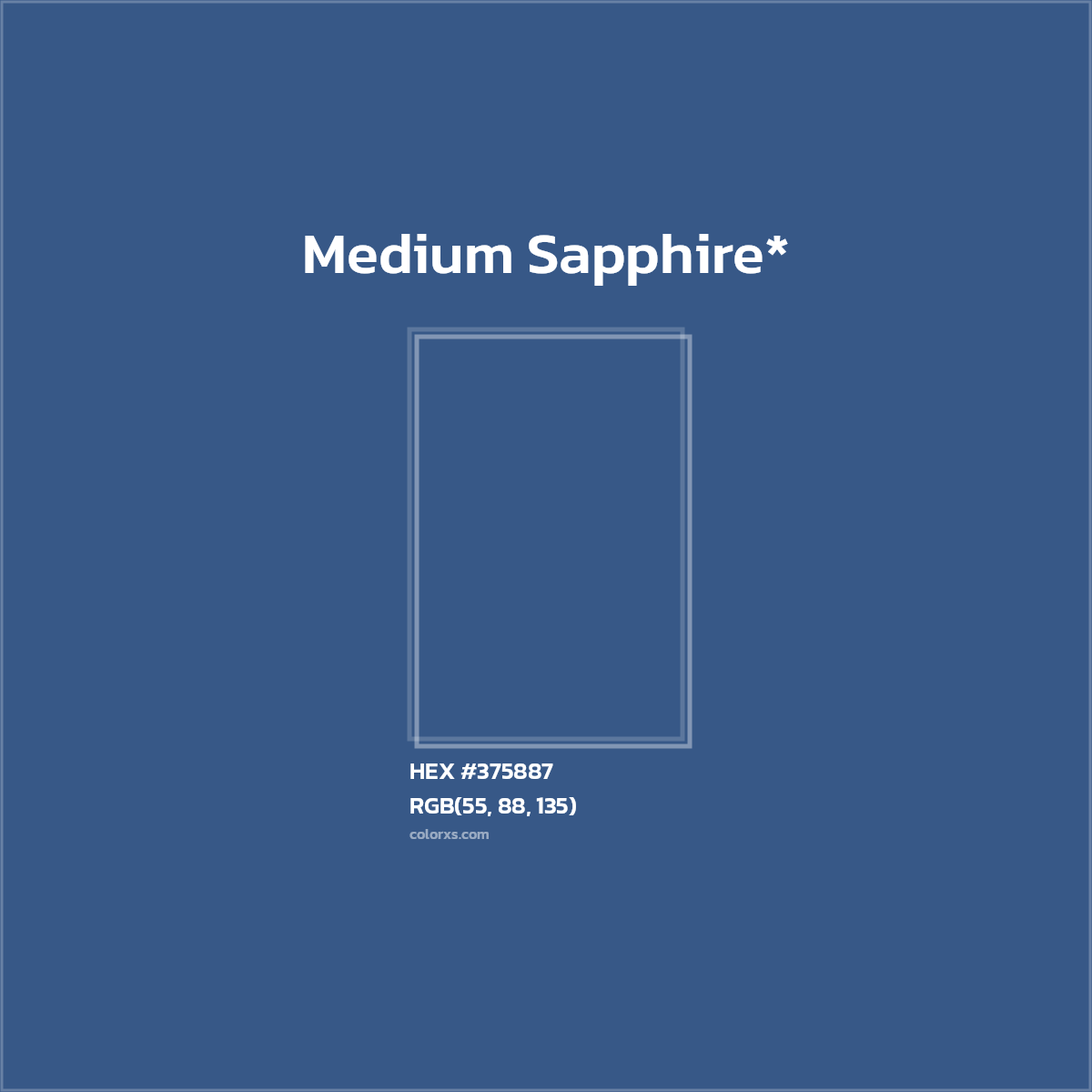 HEX #375887 Color Name, Color Code, Palettes, Similar Paints, Images