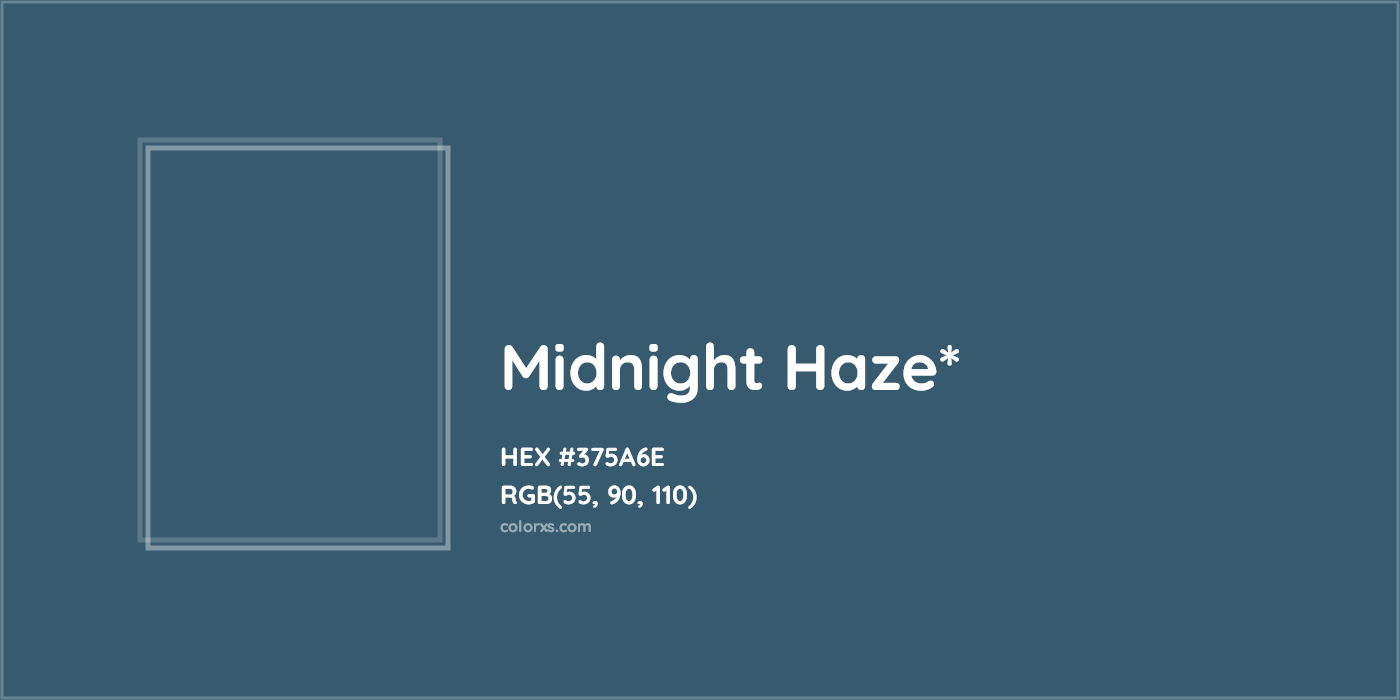 HEX #375A6E Color Name, Color Code, Palettes, Similar Paints, Images