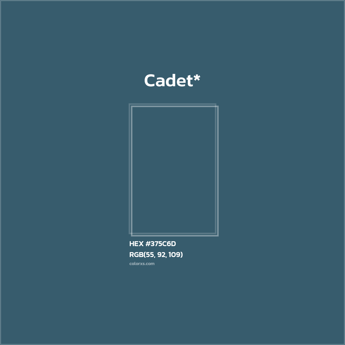 HEX #375C6D Color Name, Color Code, Palettes, Similar Paints, Images