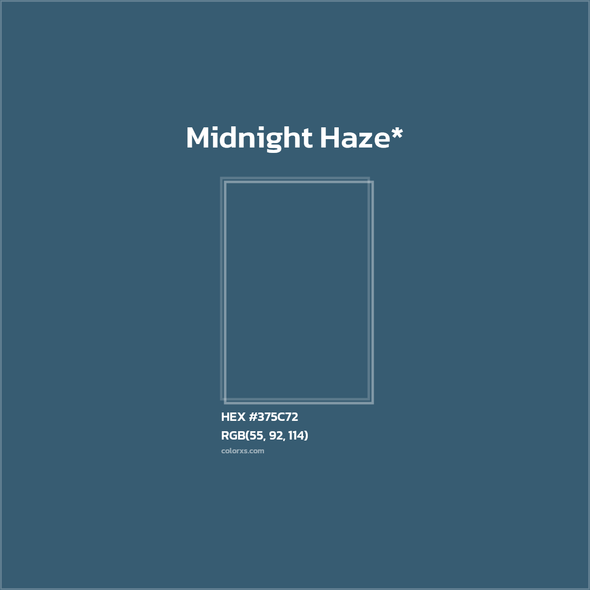 HEX #375C72 Color Name, Color Code, Palettes, Similar Paints, Images